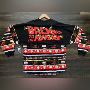 Universal Studios Back To The Future Christmas Spirit Jersey Adult Size Large